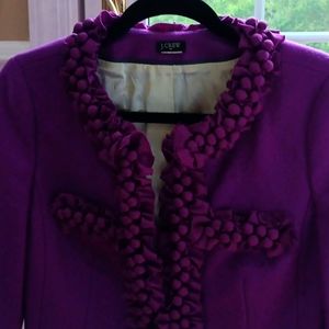J Crew Collection Purple Blazer